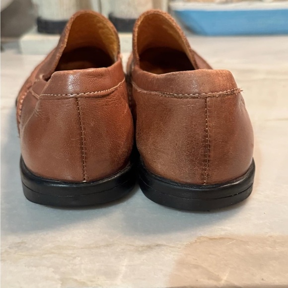 BRAZIL Sandro moscoloni Brown Leather Loafers size 8 - Picture 3 of 8